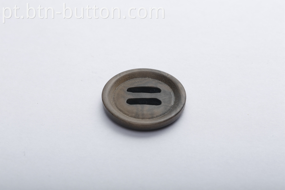 Two-hole clothing fruit button